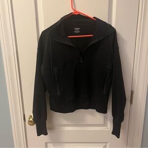 Old Navy Black Half-Zip Sweater